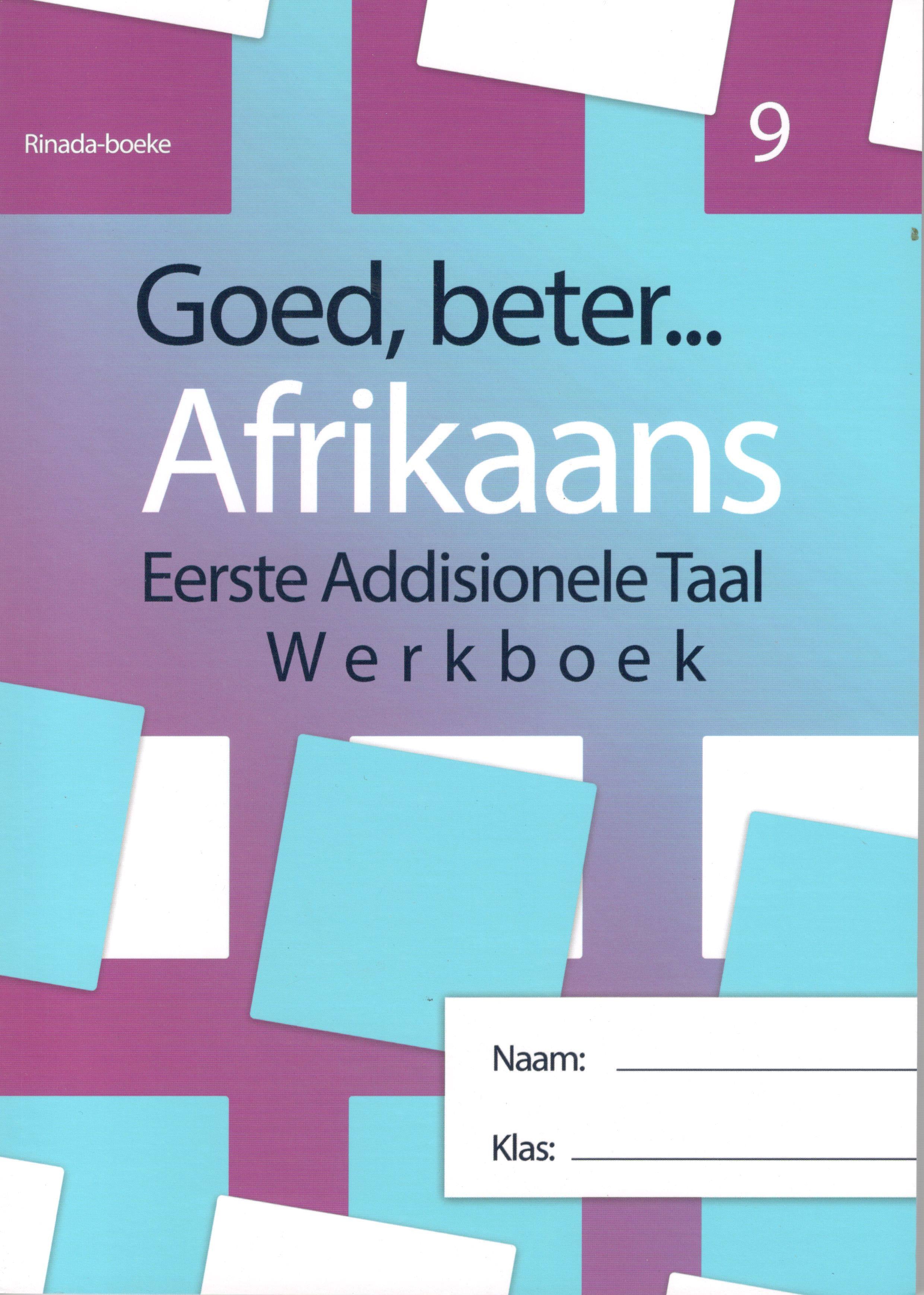 Goed Beter Afrikaans Graad 9 – Amanda Johnson & Co. Textbooks